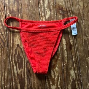 brand new red pacsun bikini bottom